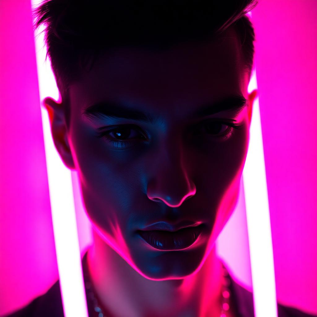 Neon portrait